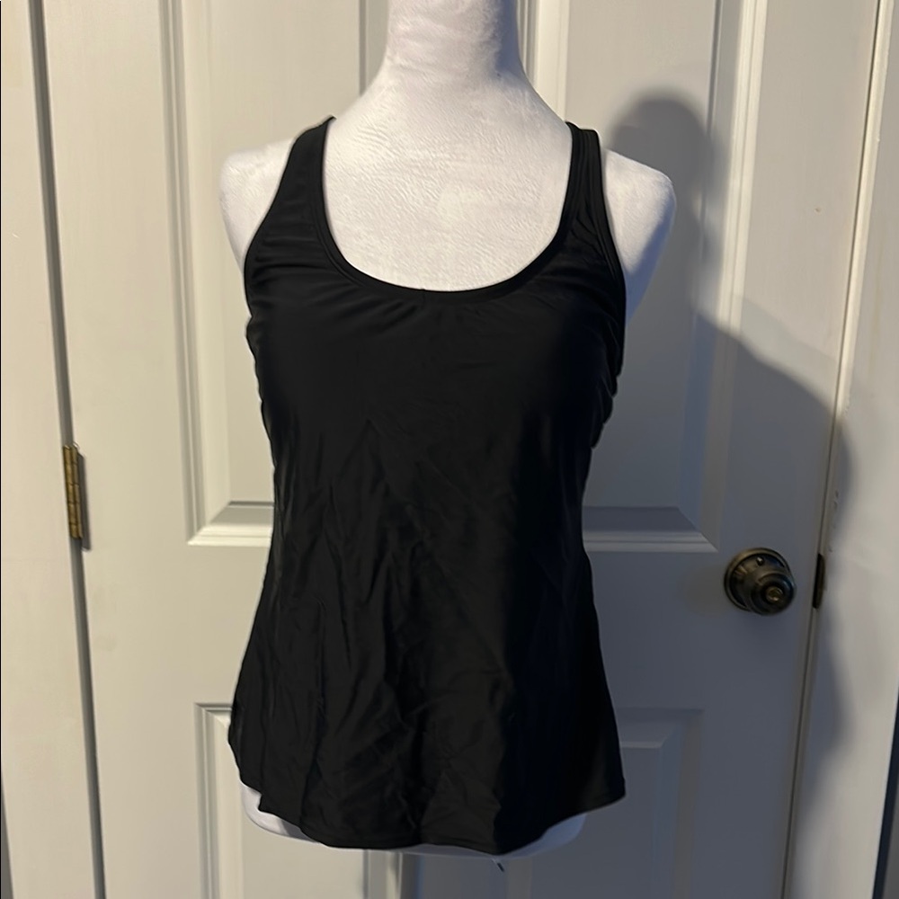 Black Women's Tankini Swim Top